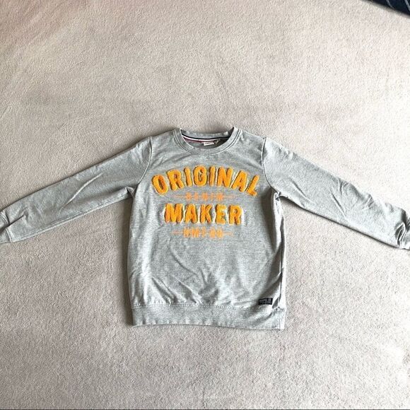NWOT Name It Cotton Gray sweatshirt - Picture 2 of 8